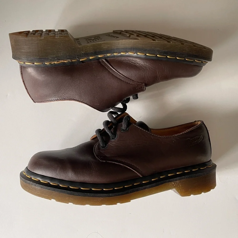 Dr. Martens Vintage Made In England‎ Brown Leather Oxford 5